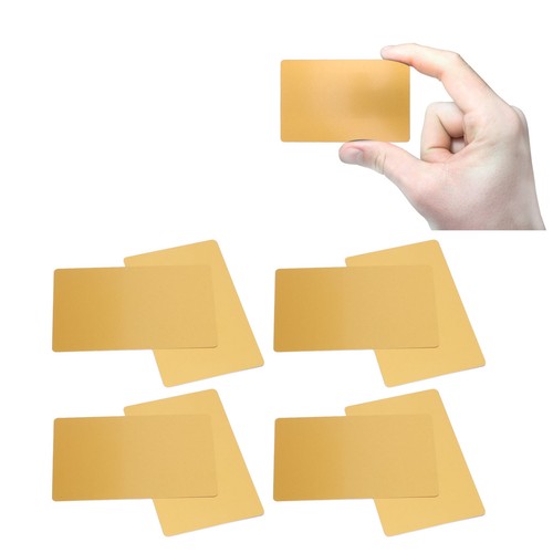 50 Sheets Metal Business Card Heat Transfer Aluminum Business Cards