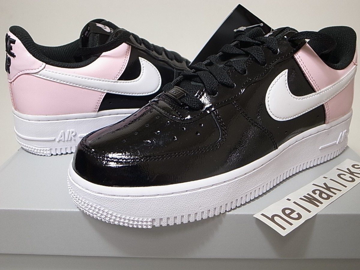 NIKE W AIR FORCE 1 PATENT PINK FORM/BLACK-WHITE DJ9942-600 NIKE W AIR FORCE 1 PATENT PINK FORM/BLACK-WHITE DJ9942-600