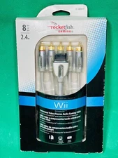 Rocketfish Wii Component Video & Stereo Audio Cable 8ft RF-GWII009 – New