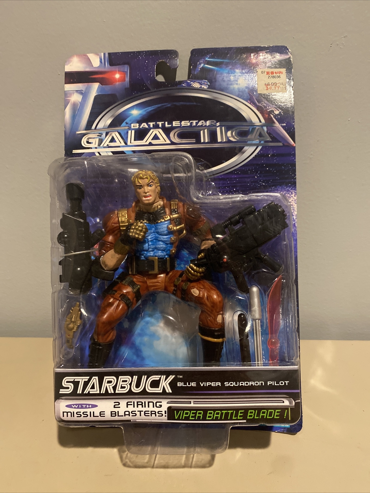 1996 Trendmasters Battlestar Galactica Starbuck Action Figur