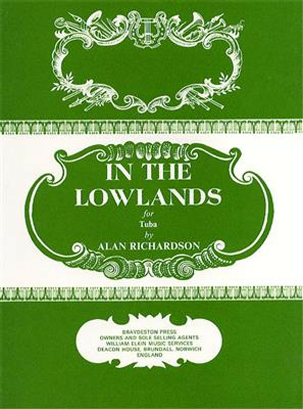 In The Lowlands For Tuba Piano Grade 6 Sheet Music Book Alan Richardson