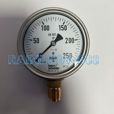 FOR Kromschroder thread pressure gauge KFM 250RB100 Surface diameter 100mm G1/2