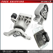 3pc Egine Motor Mount Set for 13-18 Ford Fusion 2.0L Engine AT Auto Transmission