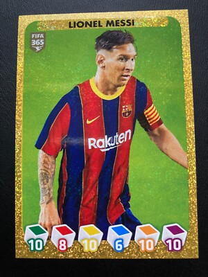 2020-21 Panini Fifa 365 The Golden World of Football 145 Lionel Messi