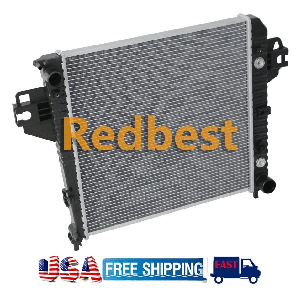 2481 Radiator Fits 2002 2003 2004 2005 2006 Jeep Liberty 3.7L V6 1 Core Aluminum - Image 3 of 4