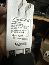 Genuine AC Adapter AmpowerTek Device Model AL12AA-00 AC 12V 1A