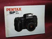 Pentax SF 1 " INSTRUCTION MANUAL." Genuine factory original book. .