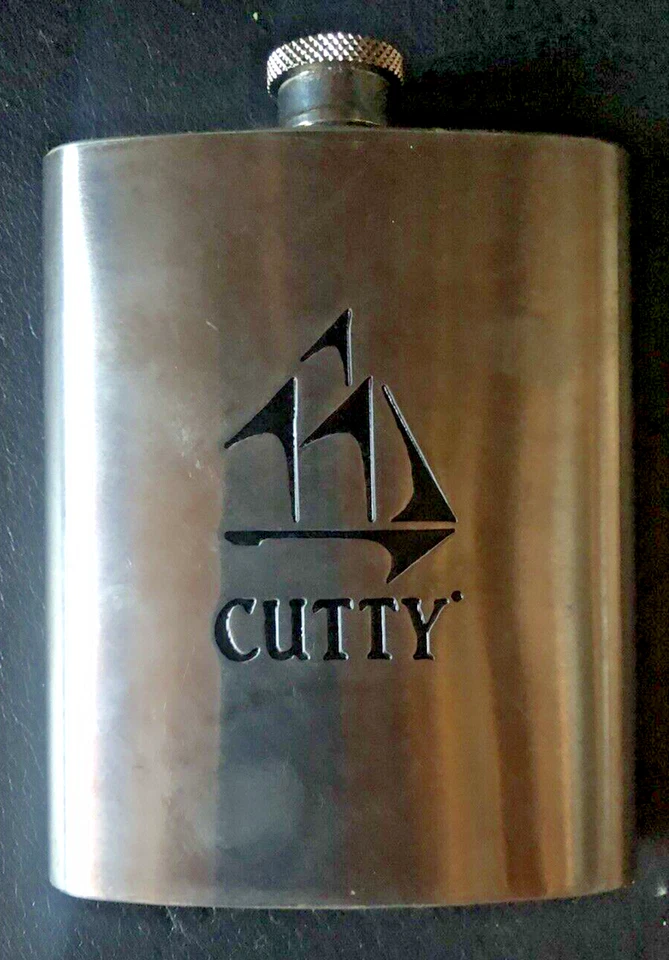 Frasco de acero inoxidable 6 oz. Acabado transparente marca CUTTY Foto 4 de 4