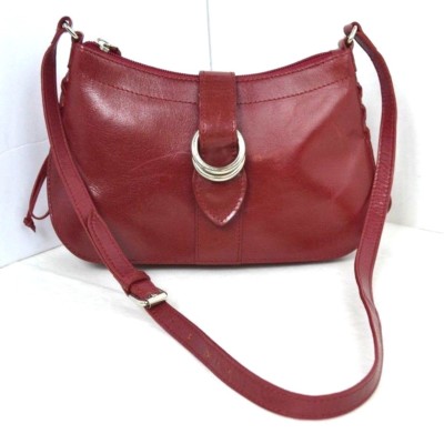 LONDON RED GENUINE LEATHER TOTE BAGUETTE SMALL