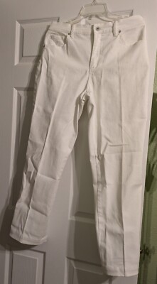 Gloria Vanderbilt Amanda white Jeans Size Average 10