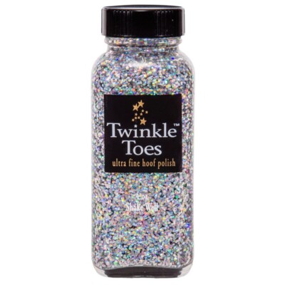 Twinkle Toes SILVER BLING Ultra Fine Hoof Polish Horses Ponies 4 OZ Made USA