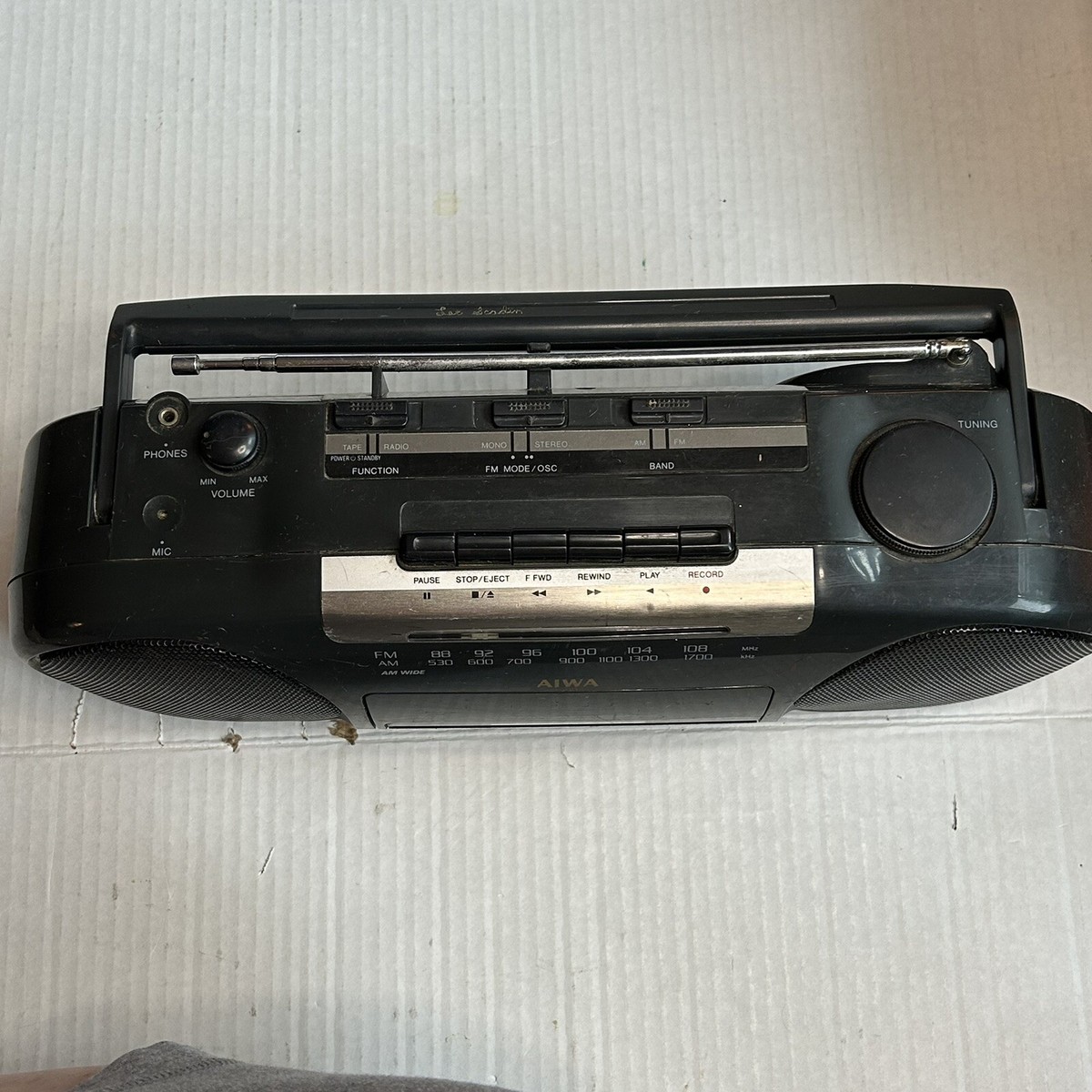 Vintage Aiwa CS-N16 Stereo Radio Cassette Recorder - Tested