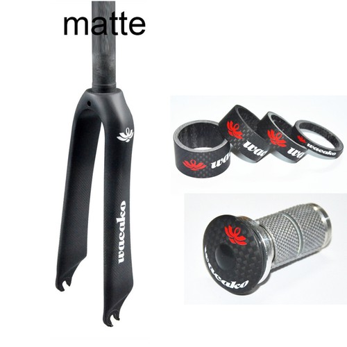 1-1/8 in Full Carbon Fiber Bicycle Forks BMX Folding Bike Rigid Fork 18/20/22 in - Picture 17 of 26