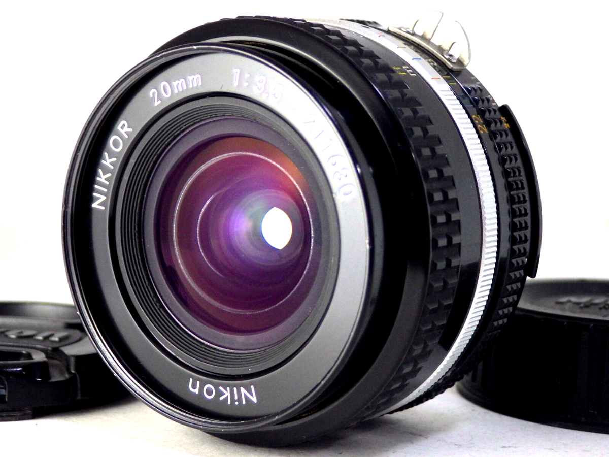 Nikon Nikkor Ai-s 20mm f/3.5 MF Wide Angle Lens Prime Ais F Camera