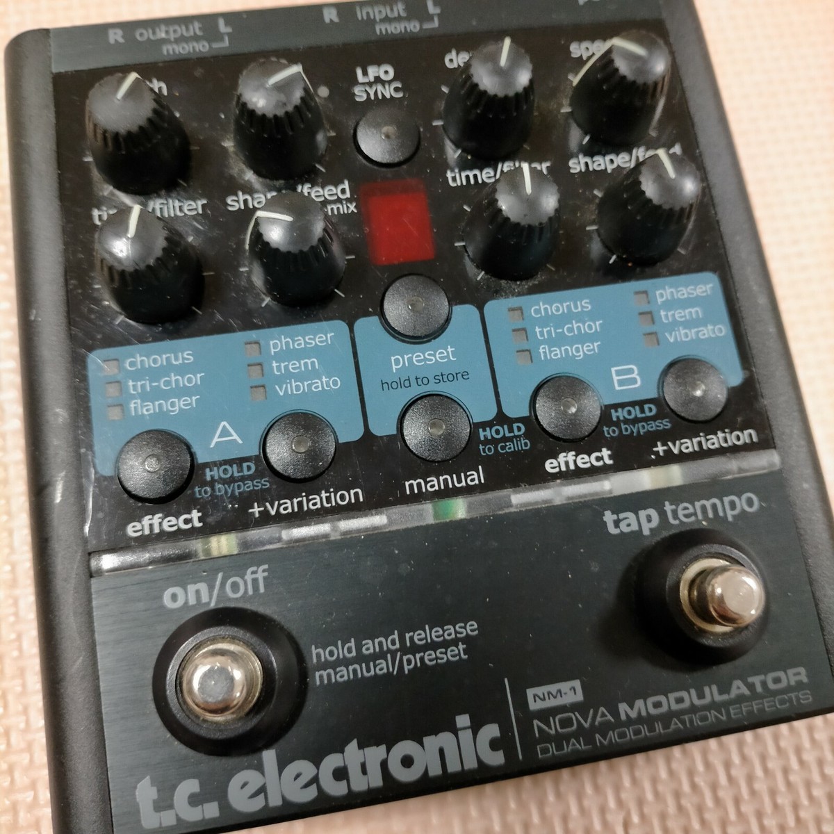 USED TC ELECTRONIC NM-1 NOVA DUAL MODULATOR MULTI-EFFECTS