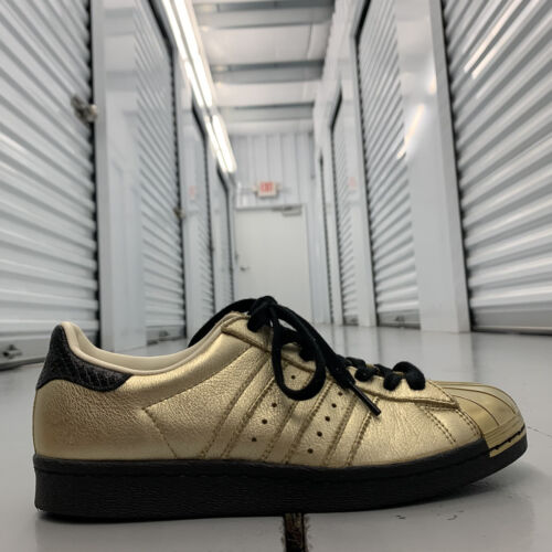 Adidas Superstar MI B94463 Gold Golden Running Shoes Sneakers Womens US  Size 7