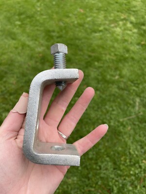 (5) B-Line B427ZN 2-1/2 Inch Max Flange Zinc Plated Beam Clamp Lot Of 5