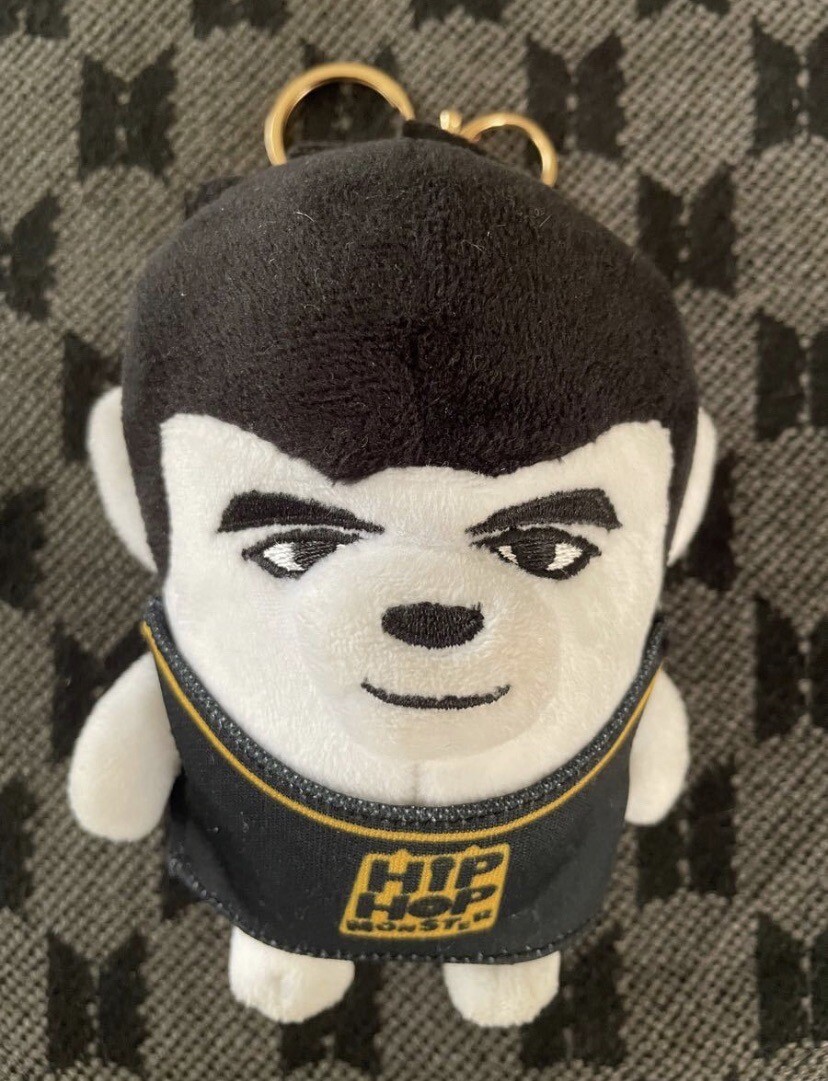 BTS V ぬいぐるみ・マスコット BTS V × Hip Hop Monster 2014 Plush Doll Keyring Taehyung Official