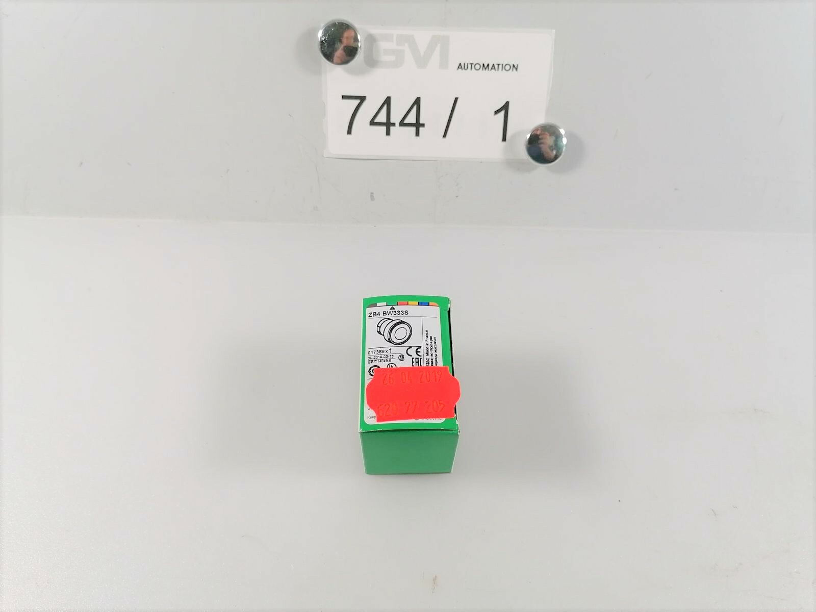 Schneider Electric Front Element For Light Push Button ZB4 BW333 017389 Green