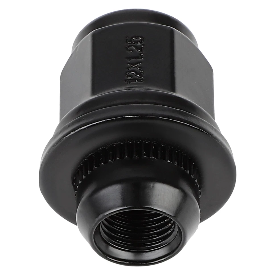 20 Black M12x1.25 Wheel Lug Nuts Mag Seat with Washer Fits Infiniti Q50 Q60 Q45 - Image 3 of 4