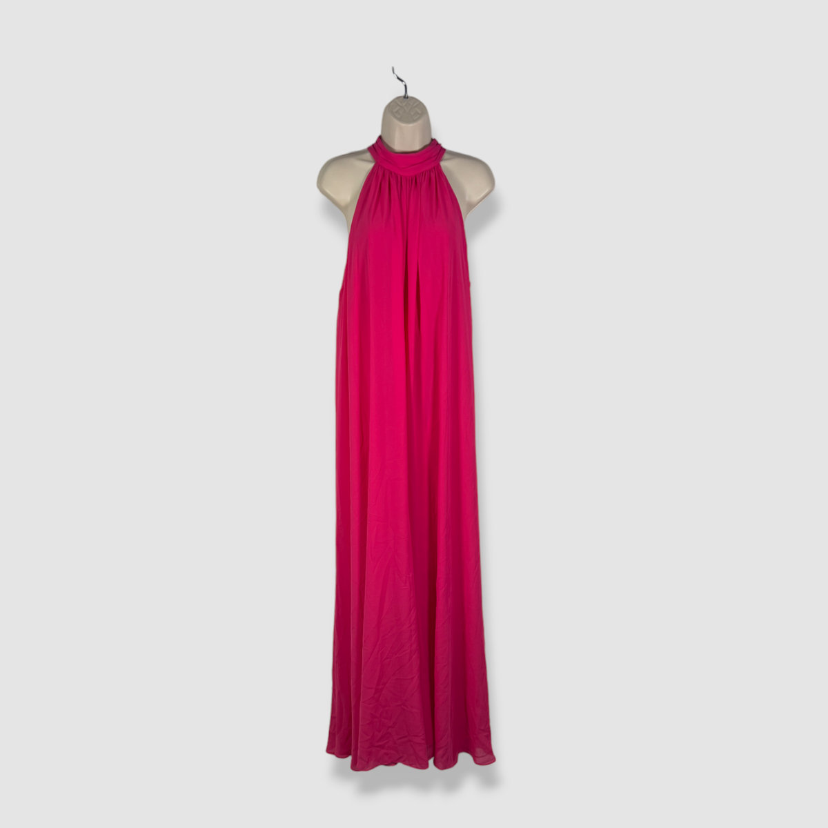 $99 Vince Camuto Women's Pink Halter Chiffon Wide Leg Jumpsuit Size L