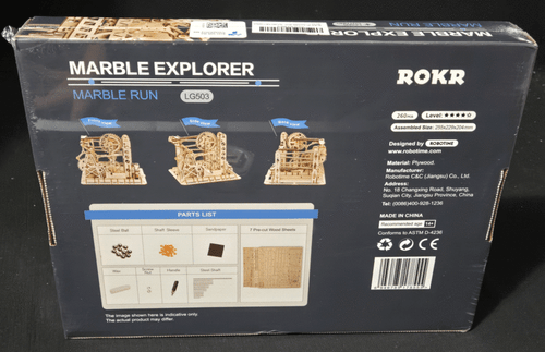 ROKR Marble Run LG503 Wooden 3D Puzzle 260pcs New Sealed - Picture 2 of 2