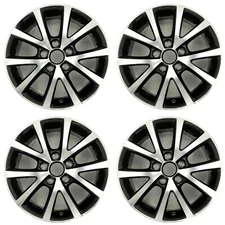 For Volkswagen Jetta OEM Design Wheel 16" 15-18 Machined Black 4 PCS Rim 70008
