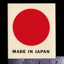 MADE IN JAPAN Orig. Vintage 60's Racing Water Slide Decal Toyota Datsun Honda MX