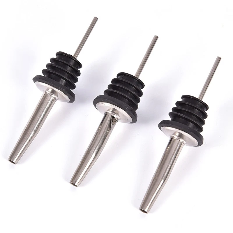 Praktischer Edelstahl Wein Olivenöl Ausgießer Spender Ausgießer Küche =t=