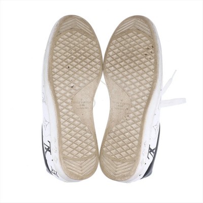 Louis Vuitton Luxembourg line 19-year Leather Sneakers 7 Men's