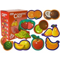 Lean Toys Obst Frucht Puzzle Puzzlematte FrüChte Puzzlebrett Spiel 40 Teile