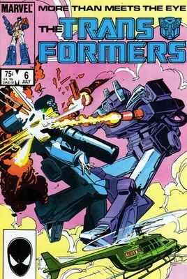 Transformers, The #6A FN; Marvel | Reprint with different back cover - we combin