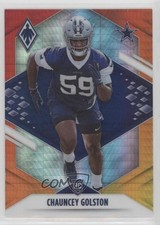 2021 Panini Phoenix Rookie Fire Burst Chauncey Golston #185 09nc