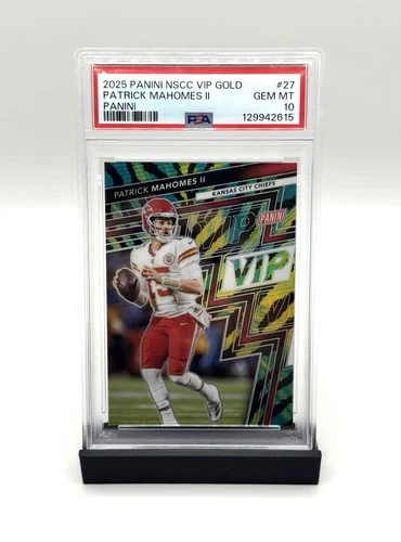 2025 Panini National Convention VIP Gold #27 Patrick Mahomes II PSA 10 Chiefs