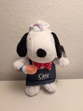 Peanuts Snoopy Ice Cream Apron "Stay Cool" Independence Day Plush, 11" NEW