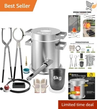 6KG Propane Melting Furnace Kit Metal Casting Machine Jewelry Gold Silver Copper