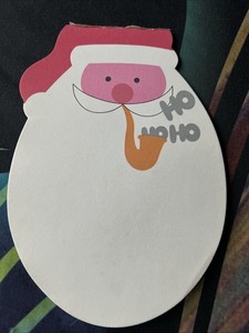 Vintage 1960’s Santa Claus Christmas Stationery Pad, 13 Sheets, 7” X 5.5”