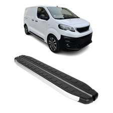 Seitenbretter Trittbretter für Peugeot Expert Traveller 2016-2026 Kurzer Schwarz