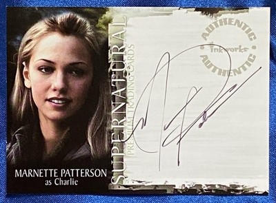 2006 SUPERNATURAL SEASON 1 - A6 AUTOGRAPH MARNETTE PATTERSON as Charlie SC