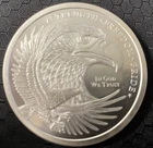 2 oz Golden State Mint Silver Round Eagle Design .999 Fine