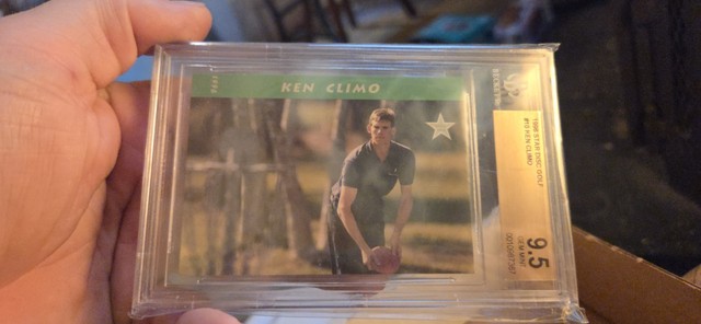 KEN CLIMO 1996 Star Card #10  DISC GOLF GOAT Bgs 9.5 Gem Mint