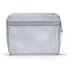MUJI Japan mesh case dark gray size 21×27×5