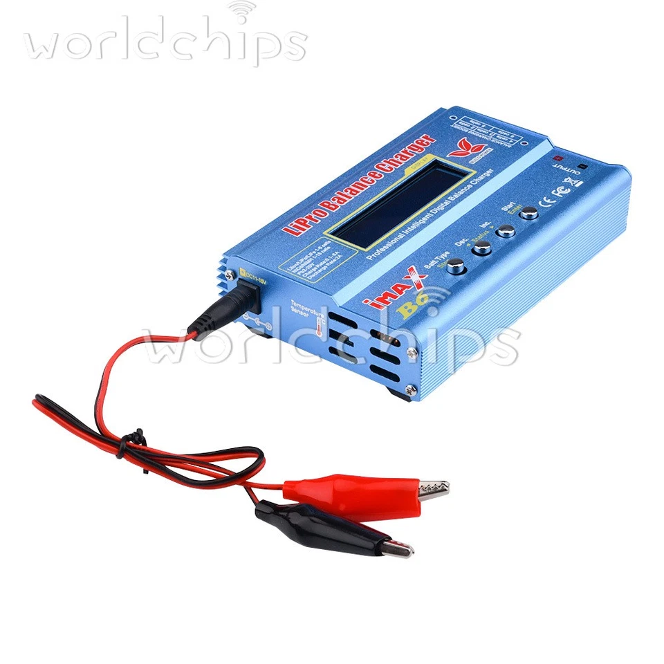 iMAX B6 AC Digital LCD RC Lipo NiMh NiCD Caricabatteria Adattatore Bilanciamento Alimentazione - Immagine 2 di 4