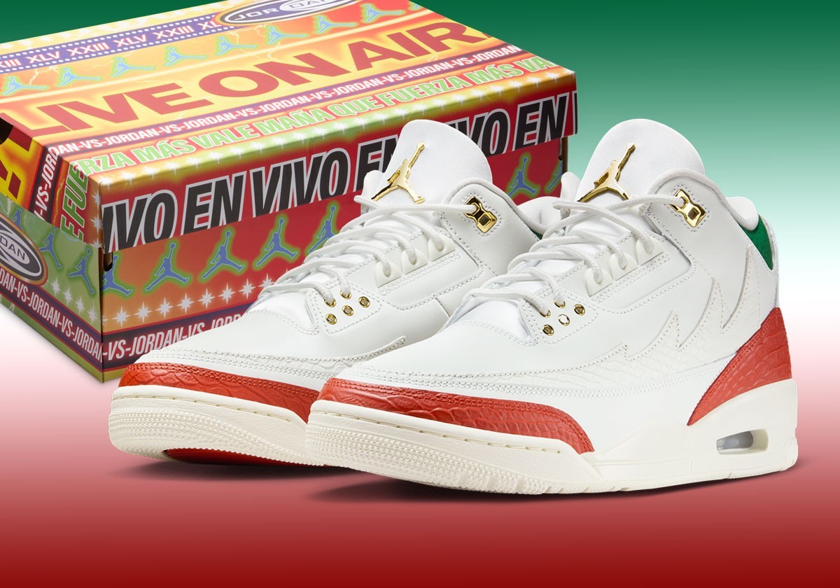Nike Air Jordan 3 Retro El Vuelo Summit White Men's Sports Sneaker