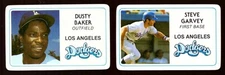 1981 Perma-Graphics Credit Cards - LOS ANGELES DODGERS Team Set