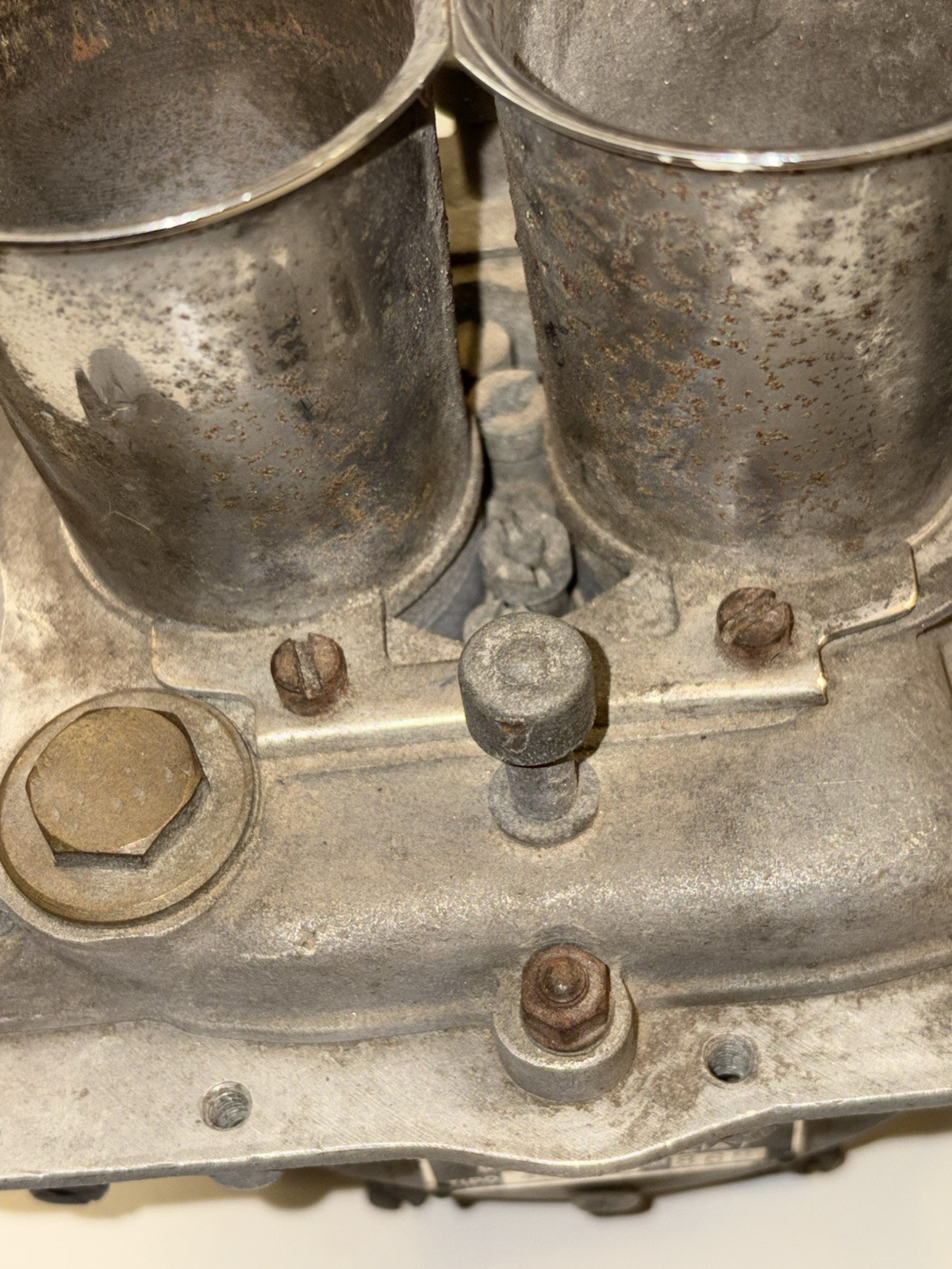 RARE Weber 40 DCM 2 Carburetors Porsche 356 4 Cam Formula 2 SAND CAST RSK 550 GT