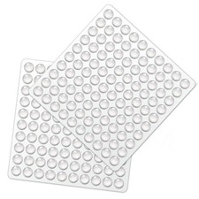 200PCs Clear Cabinet Door Bumpers 3/8", Self Adhesive Silicone Clear Rubber B...