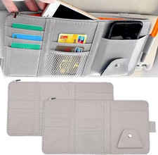 Sonnenblende Organizer 2st Aufbewahrungstasche Auto Sun Visor Multifunktions 29x