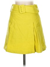 Maeve by Anthropologie Women Yellow Casual Skirt 0
