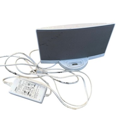 Bose SoundDock 1 Digital Music System White + Power Supply for Apple iPod - READ